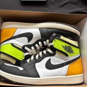 COPY - Jordan 1 Retro High OG - Black, White, Yellow, and Green